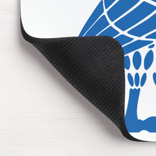 Valsymbool van gemeente Athene embleem owl bi Muismat (Hoek)