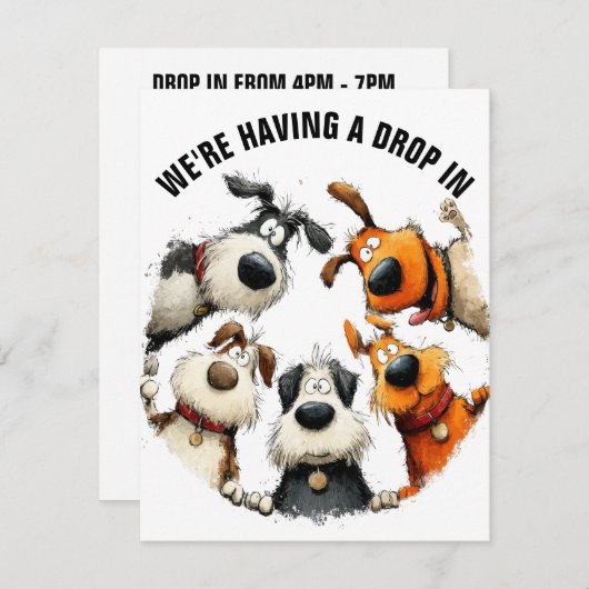 VALT OP ELKE GELEGENHEID or Feestdag Feestdagenkaart (Voorkant / Achterkant)