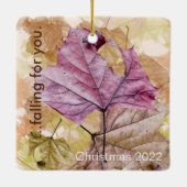 "...valt voor je' herfst ORNAMENT (Achterkant)