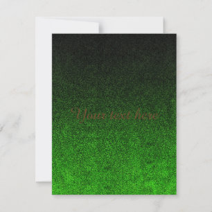 Valt zwart en groen glitterverloop