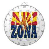 Valtekst Arizona Dartbord (Voorkant)