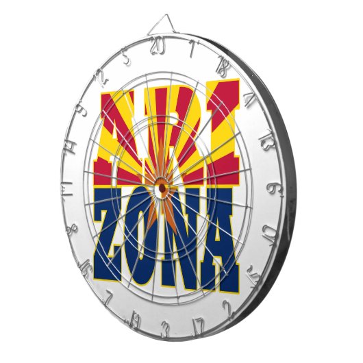 Valtekst Arizona Dartbord (Voorkant Rechts)
