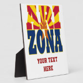 Valtekst Arizona Fotoplaat (Zijkant)