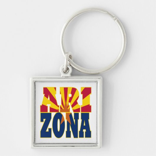 Valtekst Arizona Sleutelhanger (Voorkant)