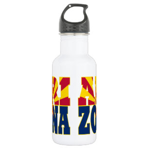 Valtekst Arizona Waterfles