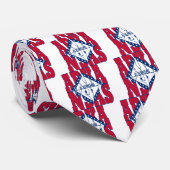 Valtekst Arkansas patriotic state Stropdas (Opgerold)