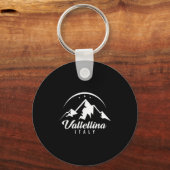 Valtellina Italië Ski Resort Skiën Snowboarden So Sleutelhanger (Voorkant)