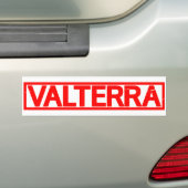 Valterra Stamp Bumpersticker (Op auto)