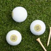 Value 12 Pack Custom Business Logo Promotional Golfballen (Insitu Gras)