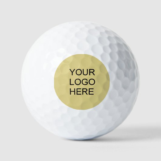 Value 12 Pack Custom Business Logo Promotional Golfballen (Voorkant)