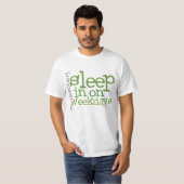 VALUE Homeschool t-shirt: Slaap in T-shirt (Voorkant volledig)