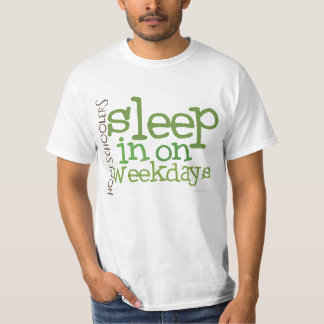 VALUE Homeschool t-shirt: Slaap in T-shirt