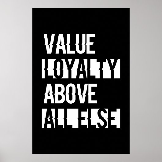 Value Loyalty - Ray Red Poster (Voorkant)