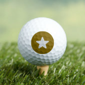 Value Oerwoud Green met WhiteStar golfbal Golfballen (Insitu Shirt)