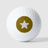 Value Oerwoud Green met WhiteStar golfbal Golfballen (Voorkant)
