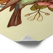 Value Poster Art Print Vogels Song in Herfst (Hoek)
