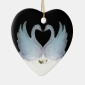 Valuegem Love Swans Hart Ornament (Rechts)
