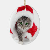 Valuegem Santas Kerstmis Kitten Ornament (Rechts)