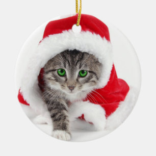 Valuegem Santas Kerstmis Kitten Ornament