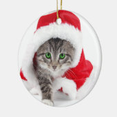 Valuegem Santas Kerstmis Kitten Ornament (Links)