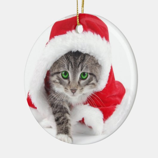 Valuegem Santas Kerstmis Kitten Ornament (Links)