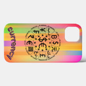 valuta Case-Mate iPhone case (Achterkant (horizontaal))