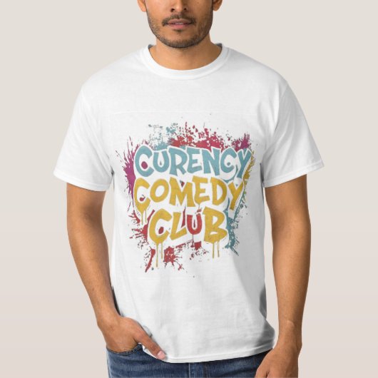 Valuta comedy club t-shirt (Voorkant)