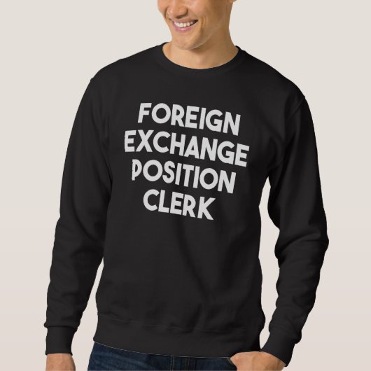 Valuta Positie Klerk Trui (Voorkant)