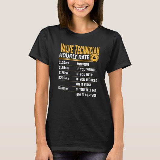 Valve-technicus-afstandsventilatortechnicus T-shirt (Voorkant)
