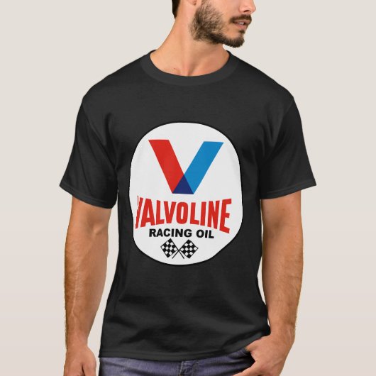  Valvoline Racing Oil Logo T-shirt (Voorkant)
