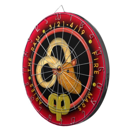 Valxart Aries zodiac Dartbord (Voorkant Rechts)