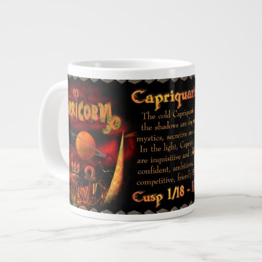 Valxart Capriquarius Capricorn Aquarius Cusp Grote Koffiekop (Links)