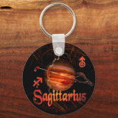 Valxart gothic Sagittarius zodiac sleutelhanger gi (Voorkant)