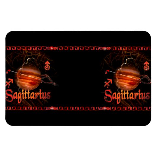 Valxart Gotische Boogschutter zodiac astrologie Magneet (Horizontaal)