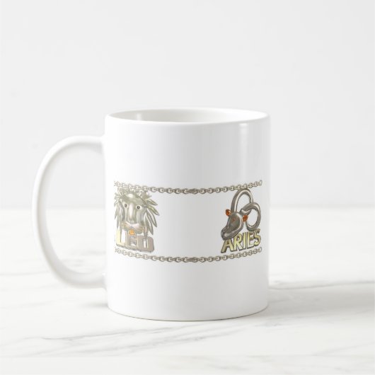 Valxart Leo Aries diervriendelijke cadeaus Koffiemok (Links)