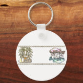 Valxart Leo Pisces zodiac vriendschapscadeaus Sleutelhanger (Voorkant)