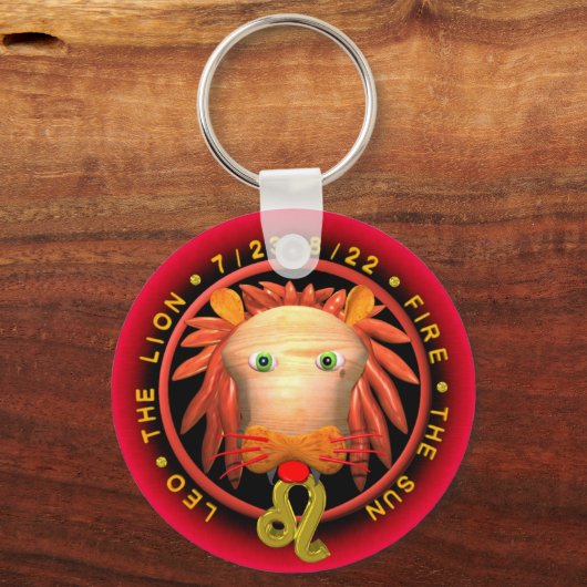 Valxart Leo zodiac Sleutelhanger (Voorkant)