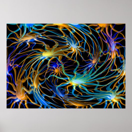 Valxart poster spiraalwiel (Voorkant)