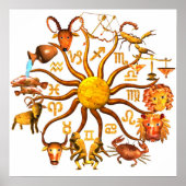 ValxArt poster van het snijwiel van hout (Voorkant)