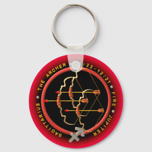 Valxart Sagittarius zodiac logo Sleutelhanger