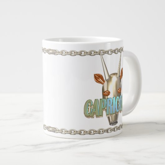 Valxart Scorpio Capricorn diervriendschap Grote Koffiekop (Voorkant rechts)