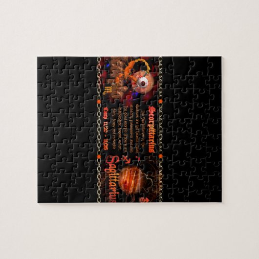 Valxart Scorpio Sagittarius zodiac Cusp Legpuzzel (Horizontaal)