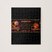 Valxart Scorpio Sagittarius zodiac Cusp Legpuzzel (Verticaal)