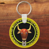 Valxart Taurus zodiac logo Sleutelhanger (Voorkant)