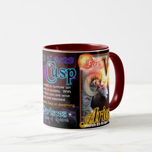 Valxart Zodiac Cusp Pisces Aries Mok (Voorkant rechts)