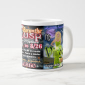 Valxart Zodiac Cusp van Leo Virgo Grote Koffiekop (Voorkant rechts)