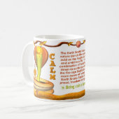 ValxArt zodiac Earth snake Sagittarius, geboren in Koffiemok (Voorkant links)