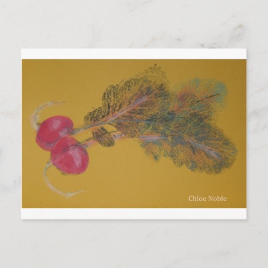 Valya's Radishes Briefkaart (Voorkant)