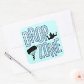 valzone vierkante sticker (Envelop)