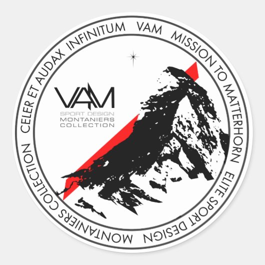 VAM: Matterhorn Montaniers Zermatt Sticker (Voorkant)